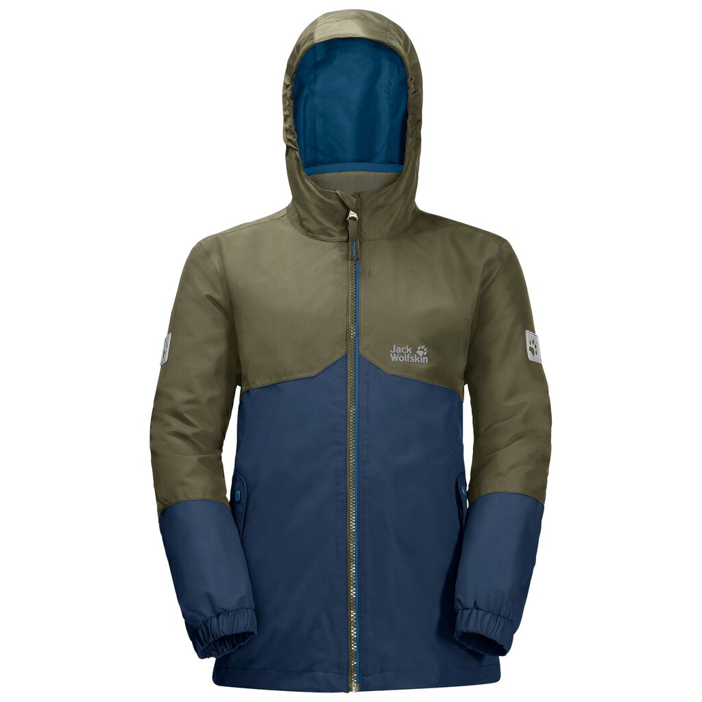 Jack Wolfskin B ICELAND μπουφαν 3 σε 1 παιδικά βαθυ μπλε σκουρο | GR3843445